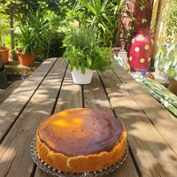 Sonntags hausgemachter Kuchen